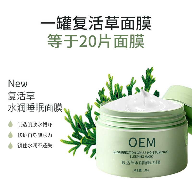 涵美_复活草睡眠面膜OEM